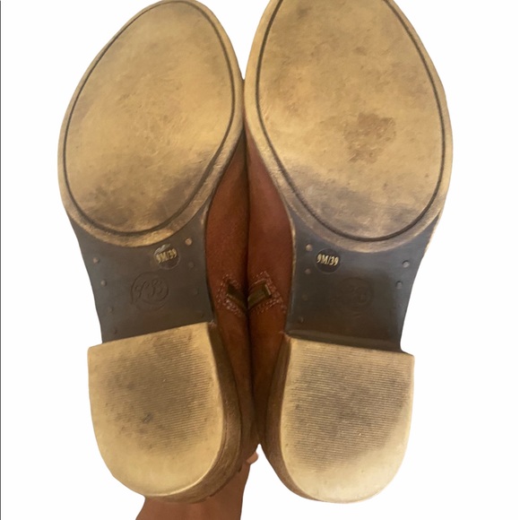 Women’s Lucky Brand Brown Leather Boots Booties Size 9 - Picture 5 of 5